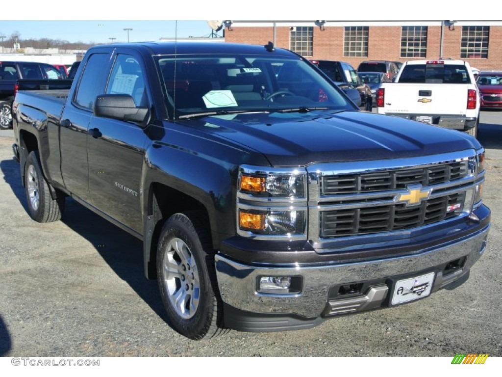 2014 Silverado 1500 LT Double Cab 4x4 - Tungsten Metallic / Jet Black photo #1