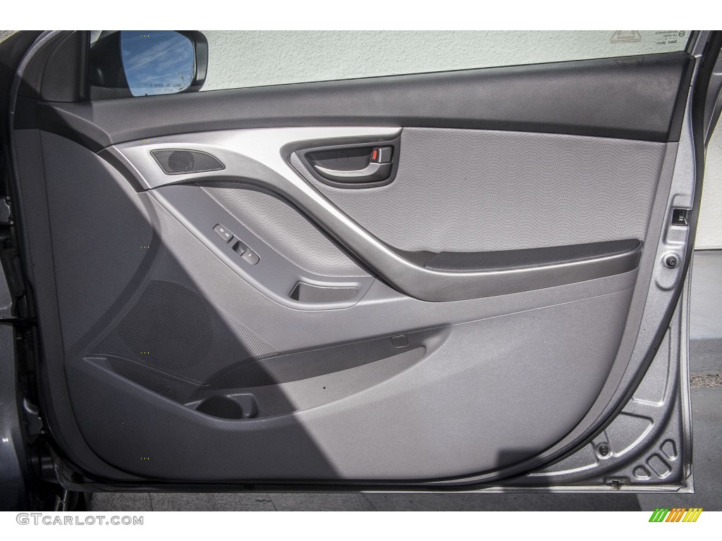 2013 Elantra Limited - Gray / Gray photo #24