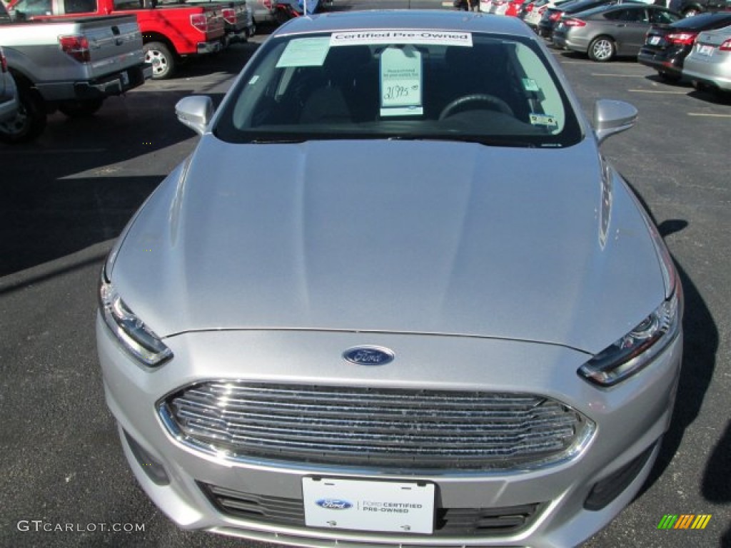 2013 Fusion SE - Ingot Silver Metallic / Charcoal Black photo #2