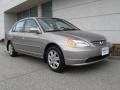 2003 Shoreline Mist Metallic Honda Civic EX Sedan  photo #1