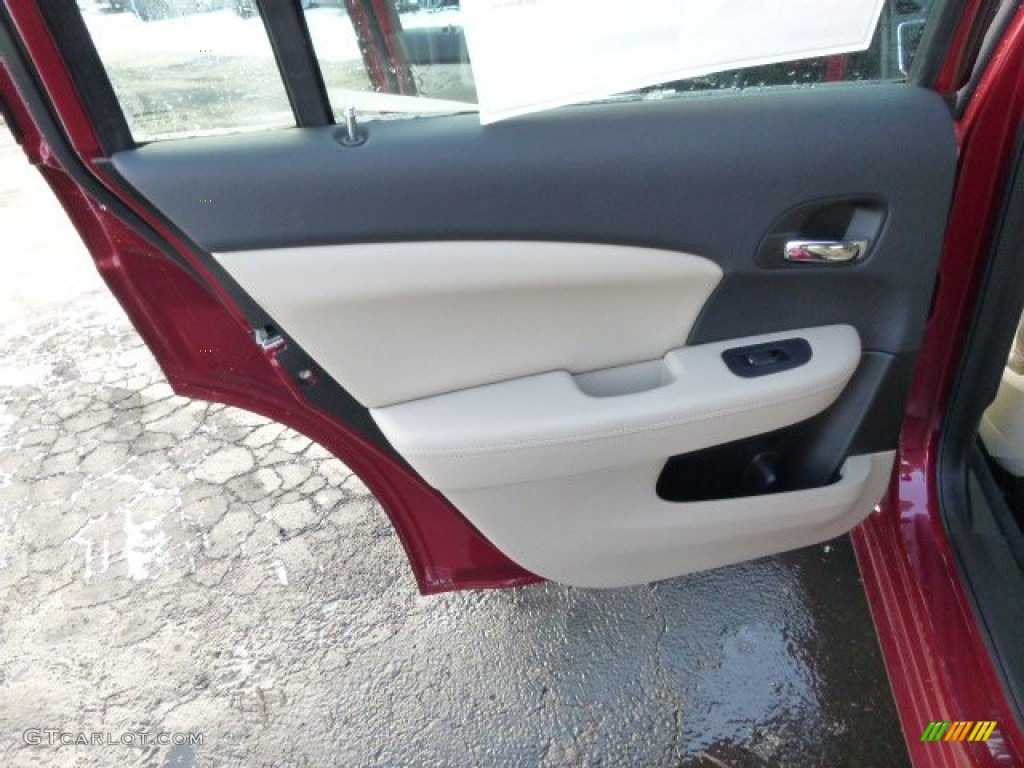 2014 200 Touring Sedan - Deep Cherry Red Crystal Pearl / Black/Light Frost Beige photo #13