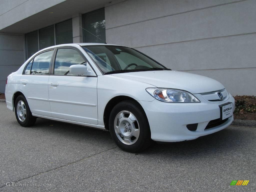 2004 Taffeta White Honda Civic Hybrid Sedan 8852796