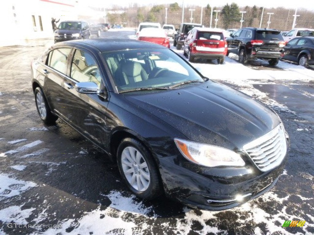 2014 200 Limited Sedan - Black Clear Coat / Black photo #4
