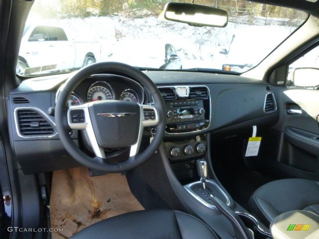 2014 200 Limited Sedan - Black Clear Coat / Black photo #14