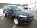 2014 Brilliant Black Crystal Pearl Jeep Cherokee Sport 4x4  photo #4