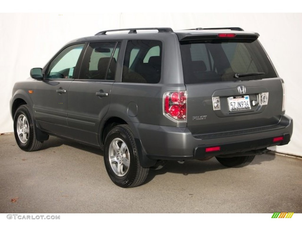 2007 Pilot EX-L - Nimbus Gray Metallic / Gray photo #2