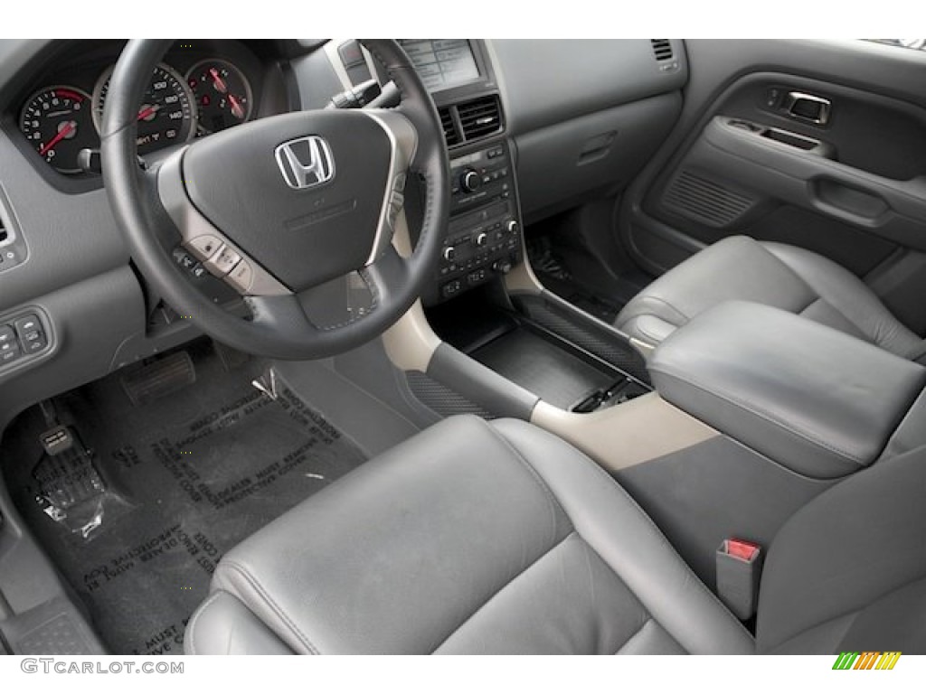 2007 Pilot EX-L - Nimbus Gray Metallic / Gray photo #12