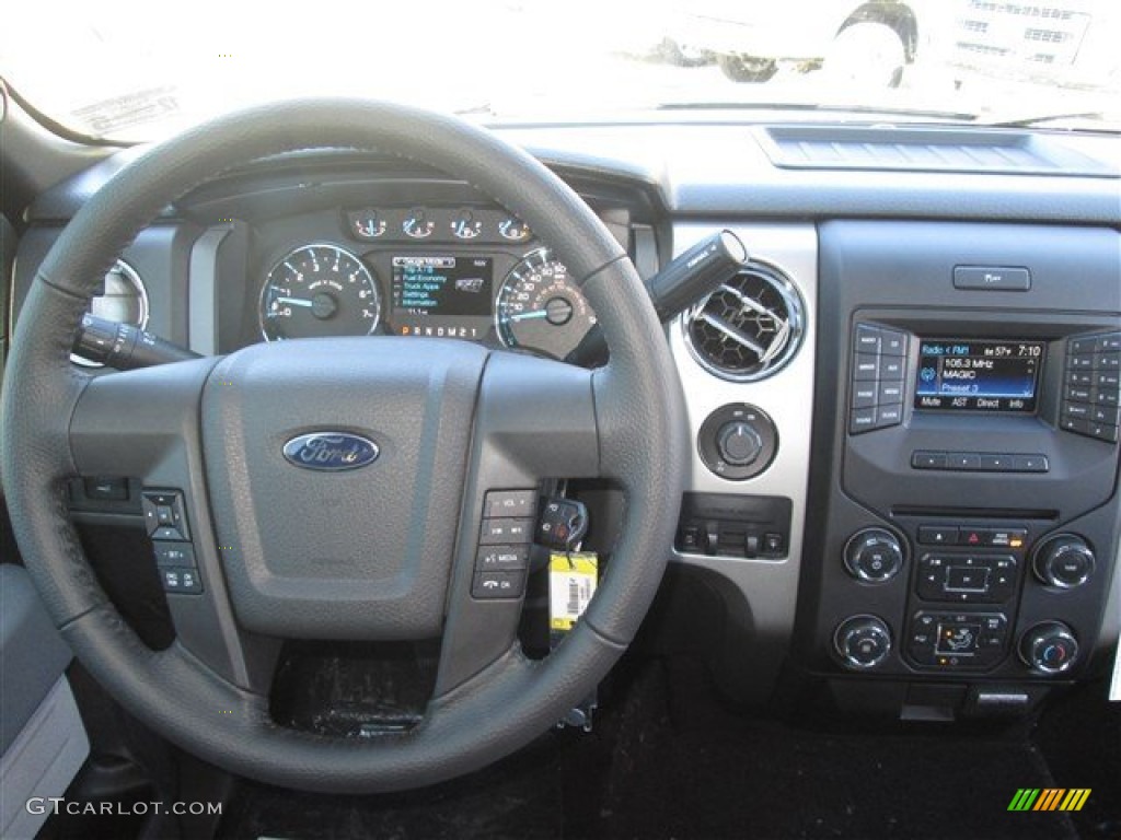 2014 F150 XLT SuperCrew - Sterling Grey / Steel Grey photo #14