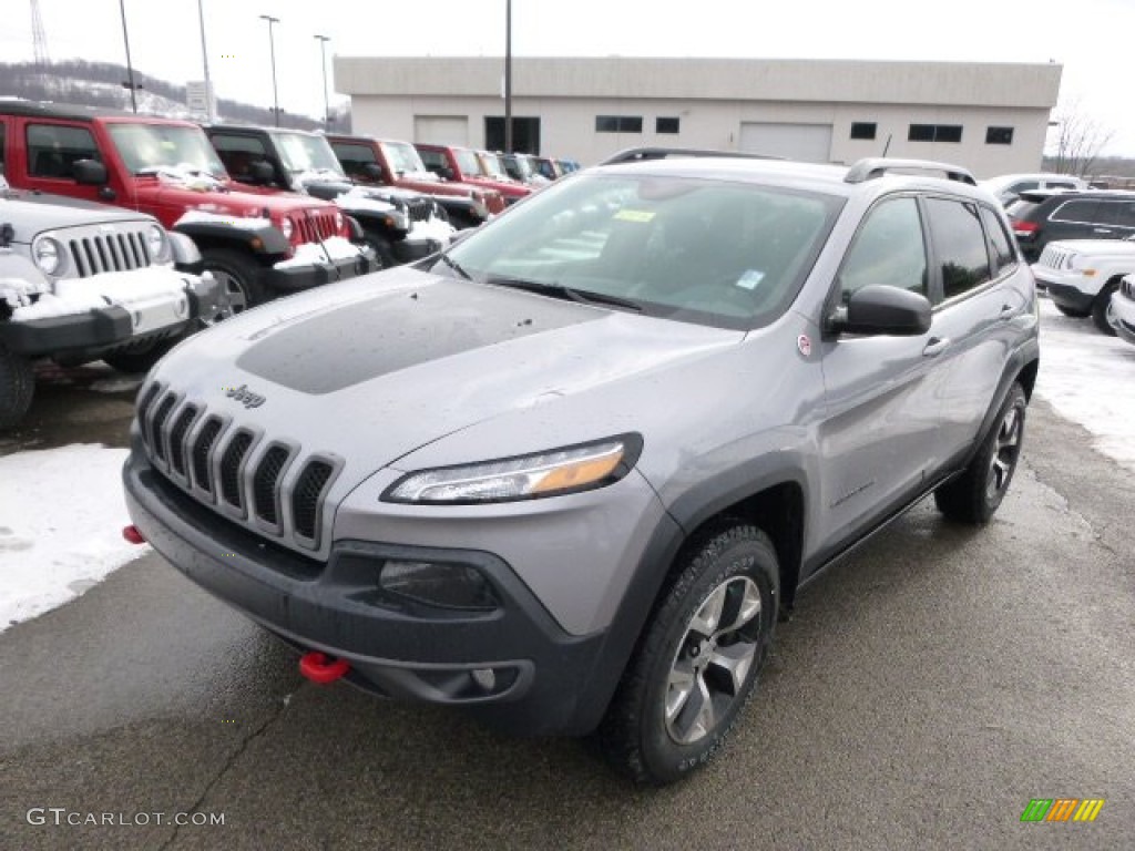 Billet Silver Metallic 2014 Jeep Cherokee Trailhawk 4x4 Exterior Photo #88969891