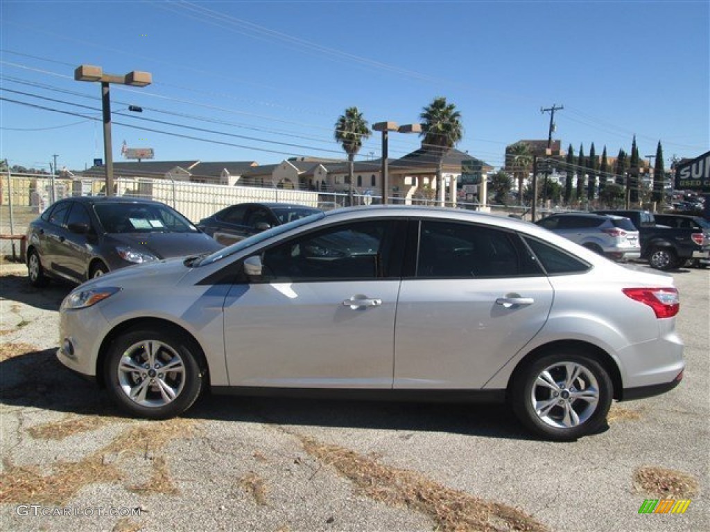 2014 Focus SE Sedan - Ingot Silver / Medium Light Stone photo #2