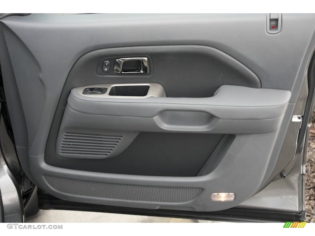 2007 Pilot EX-L - Nimbus Gray Metallic / Gray photo #35