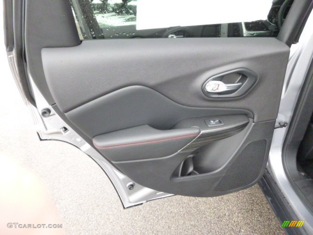2014 Jeep Cherokee Trailhawk 4x4 Morocco - Black Door Panel Photo #88970146