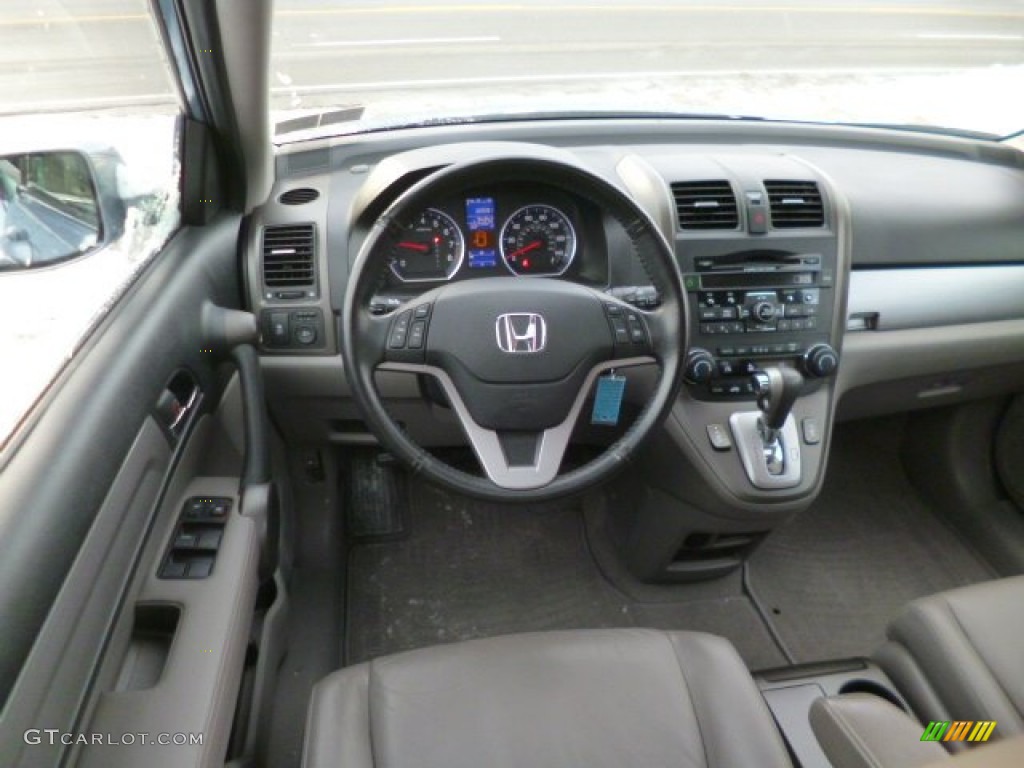 2011 CR-V EX-L 4WD - Glacier Blue Metallic / Gray photo #14