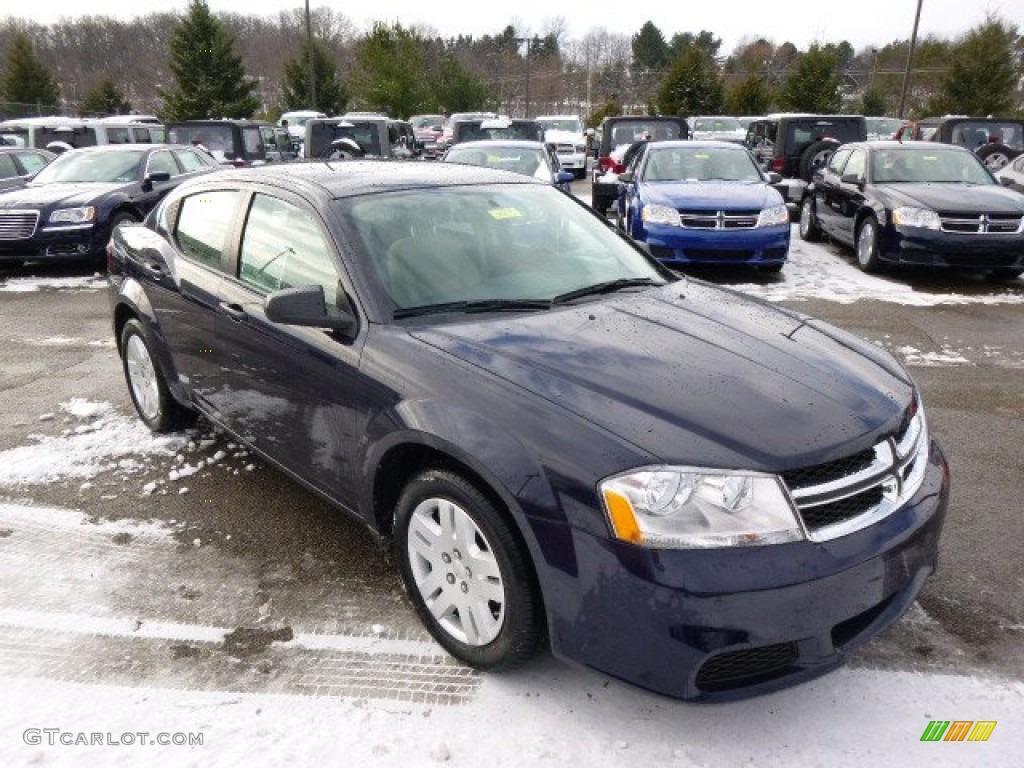 True Blue Pearl 2014 Dodge Avenger SE Exterior Photo #88970854