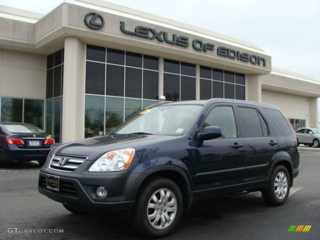 2006 CR-V LX 4WD - Royal Blue Pearl / Black photo #1