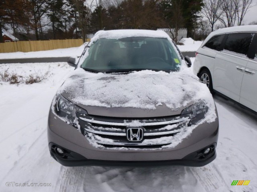 2013 CR-V EX-L AWD - Urban Titanium Metallic / Black photo #2