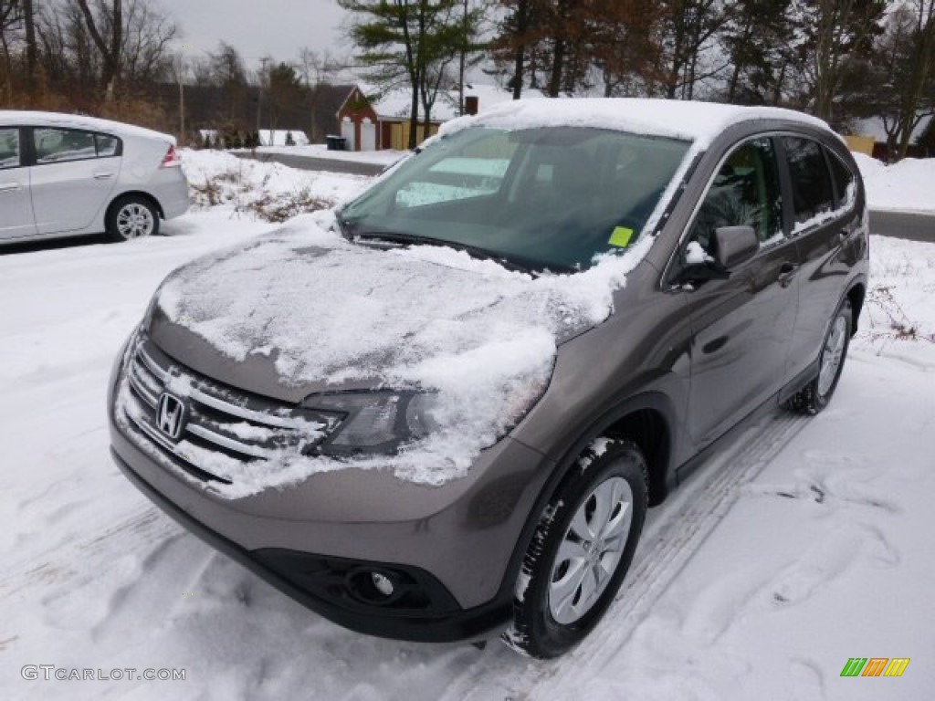 2013 CR-V EX-L AWD - Urban Titanium Metallic / Black photo #3
