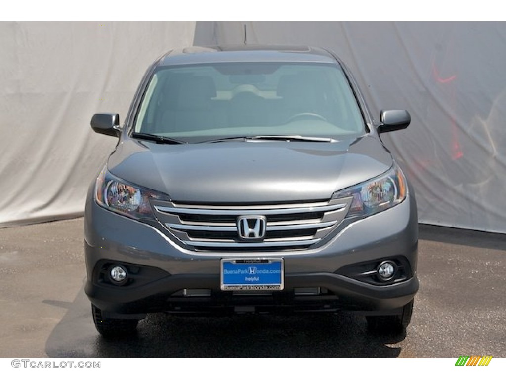 2014 CR-V EX - Polished Metal Metallic / Gray photo #2