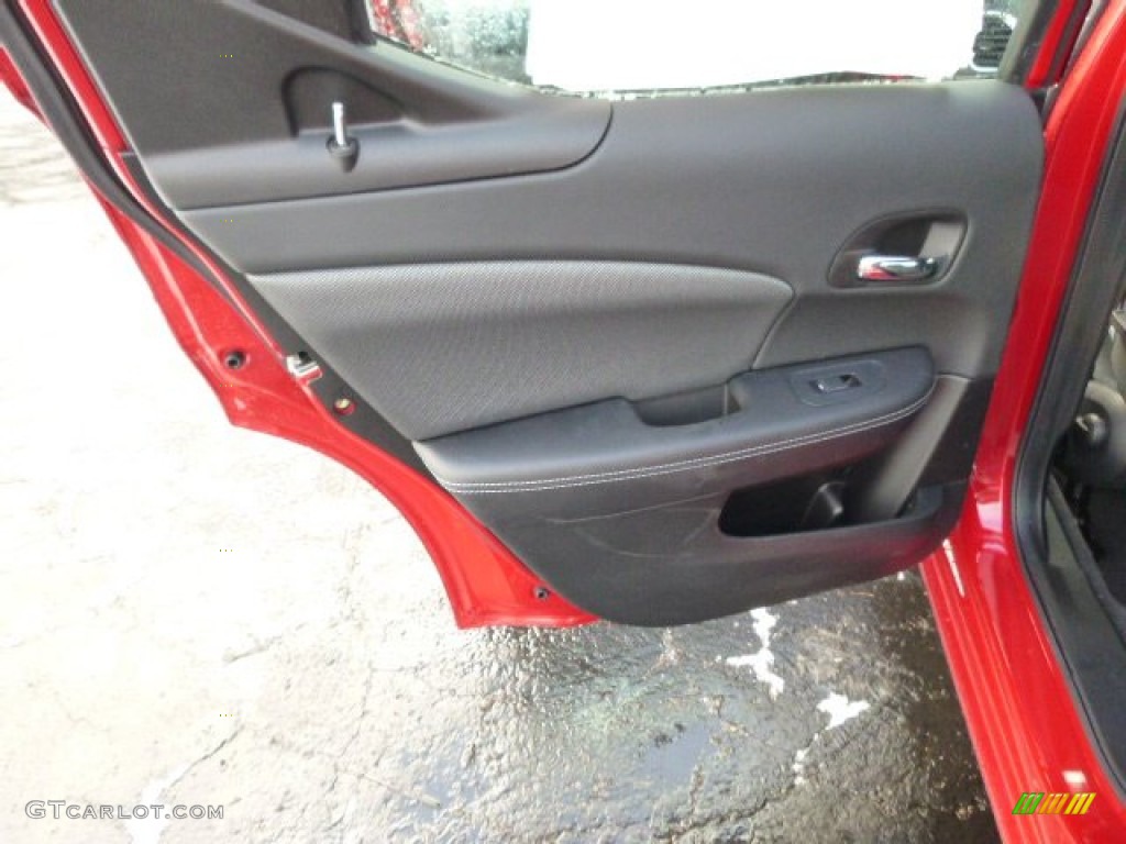 2014 Dodge Avenger SE Black Door Panel Photo #88972945