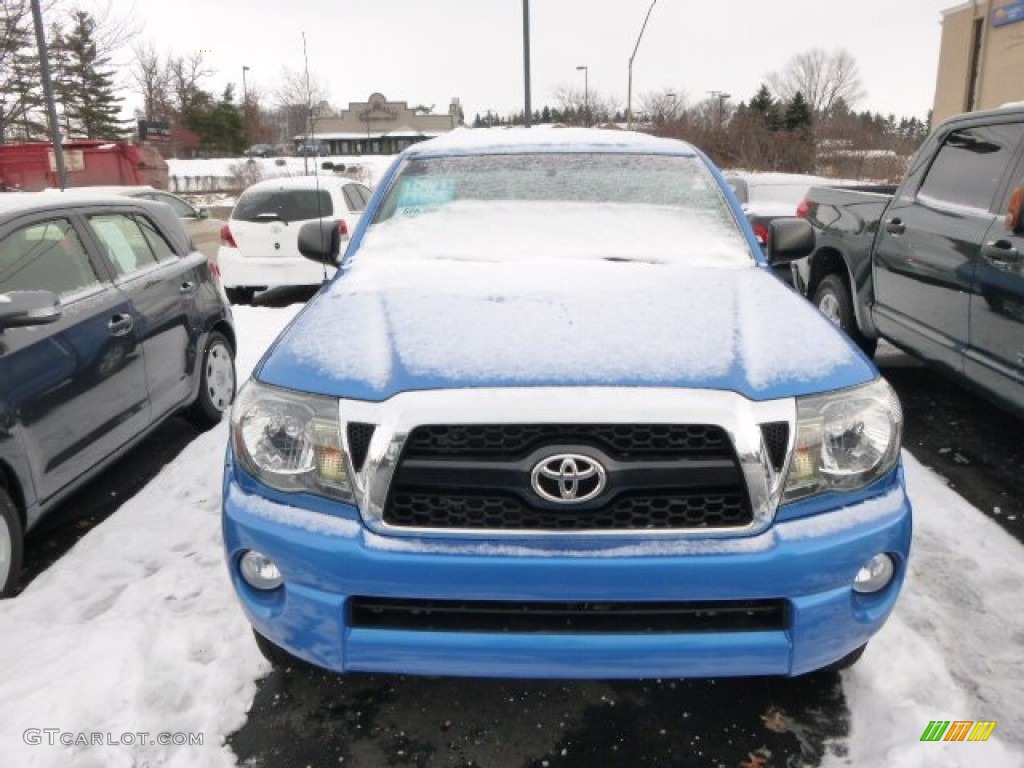 2011 Tacoma V6 Double Cab 4x4 - Speedway Blue / Graphite Gray photo #2