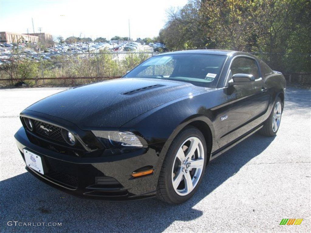 2014 Mustang GT Premium Coupe - Black / Charcoal Black photo #1