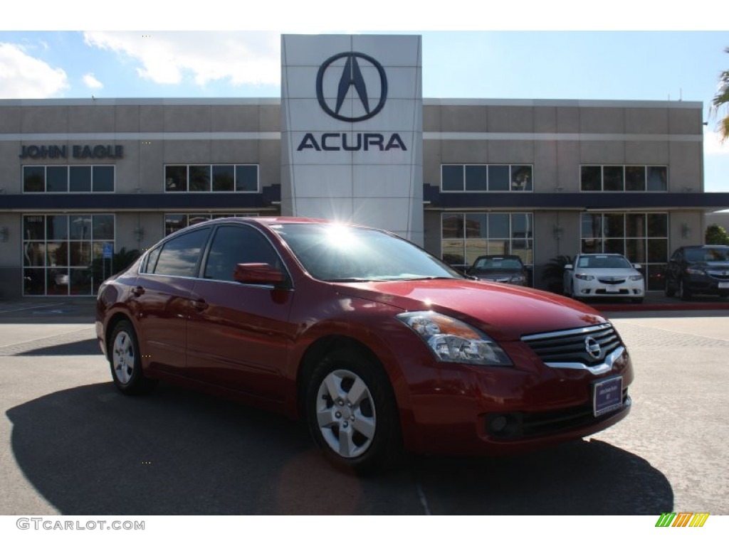 2009 Altima 2.5 S - Red Brick Metallic / Charcoal photo #1