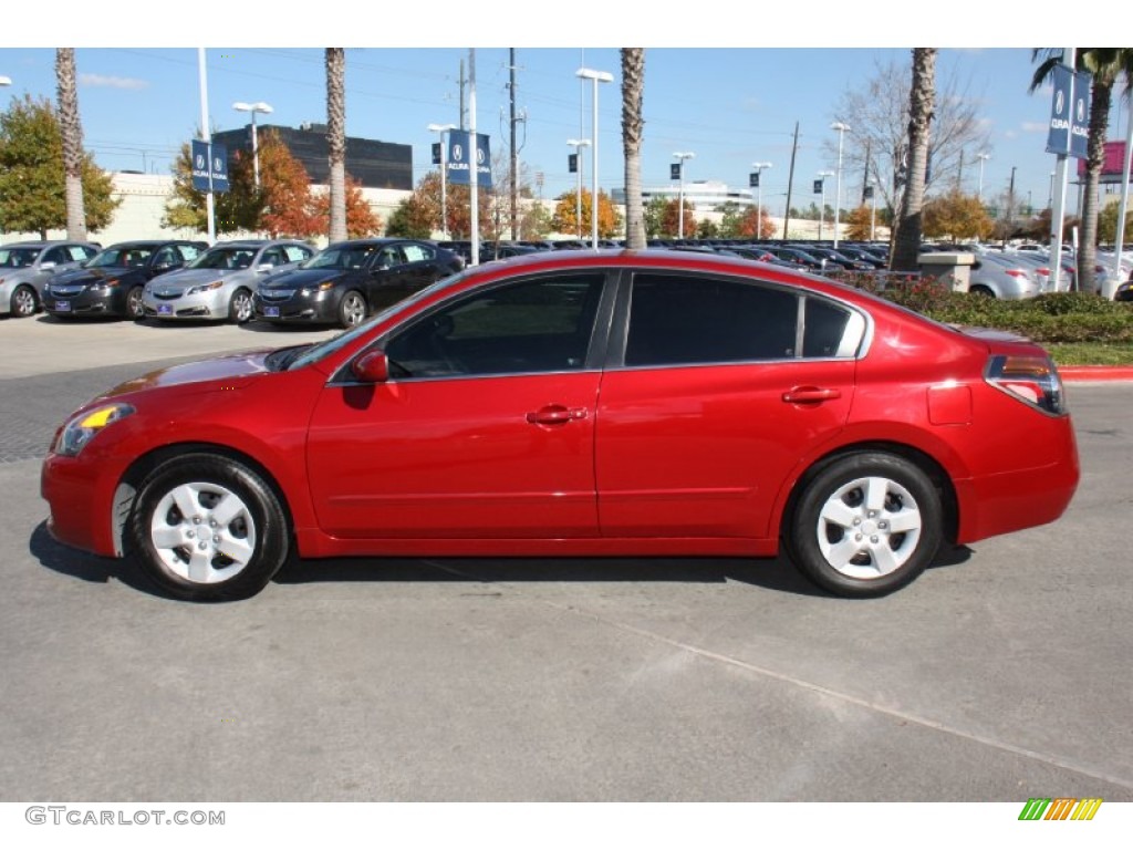2009 Altima 2.5 S - Red Brick Metallic / Charcoal photo #5