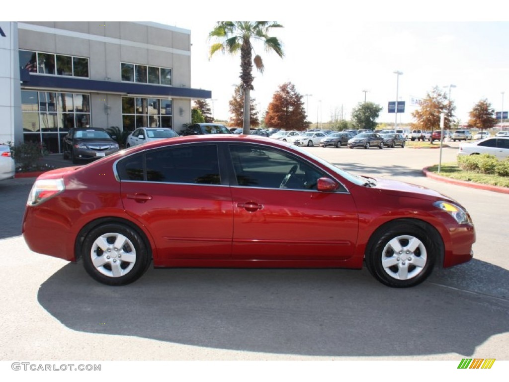 2009 Altima 2.5 S - Red Brick Metallic / Charcoal photo #6