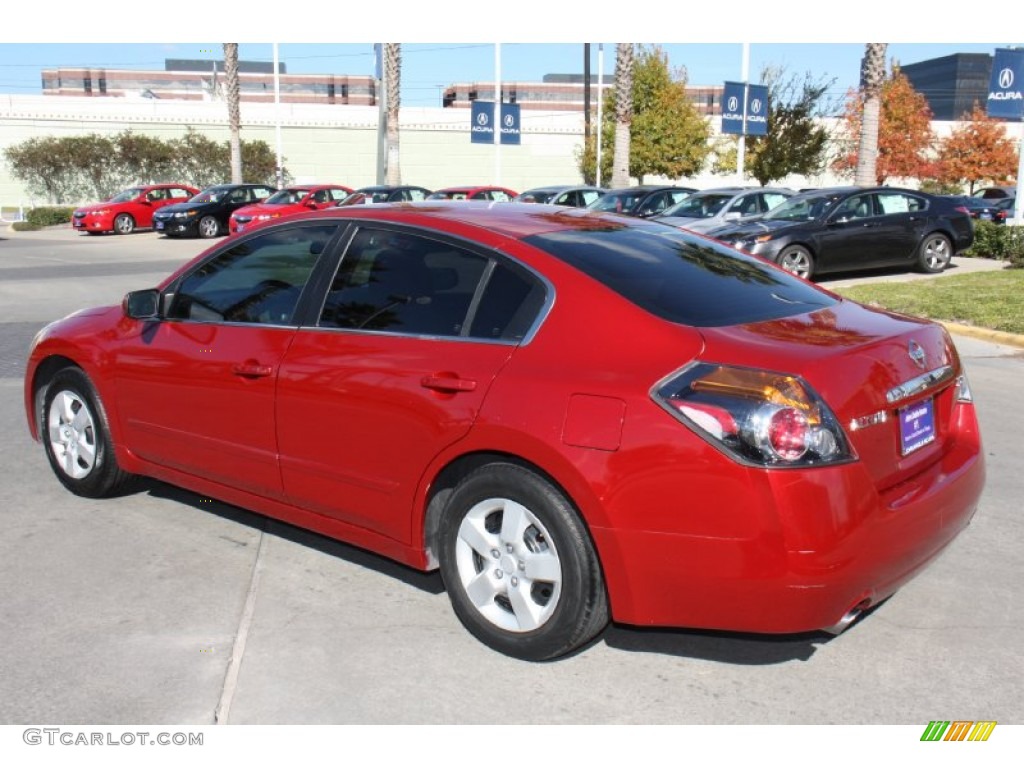 2009 Altima 2.5 S - Red Brick Metallic / Charcoal photo #7
