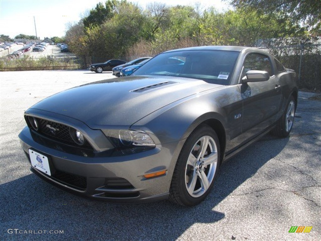 2014 Mustang GT Premium Coupe - Sterling Gray / Charcoal Black photo #1