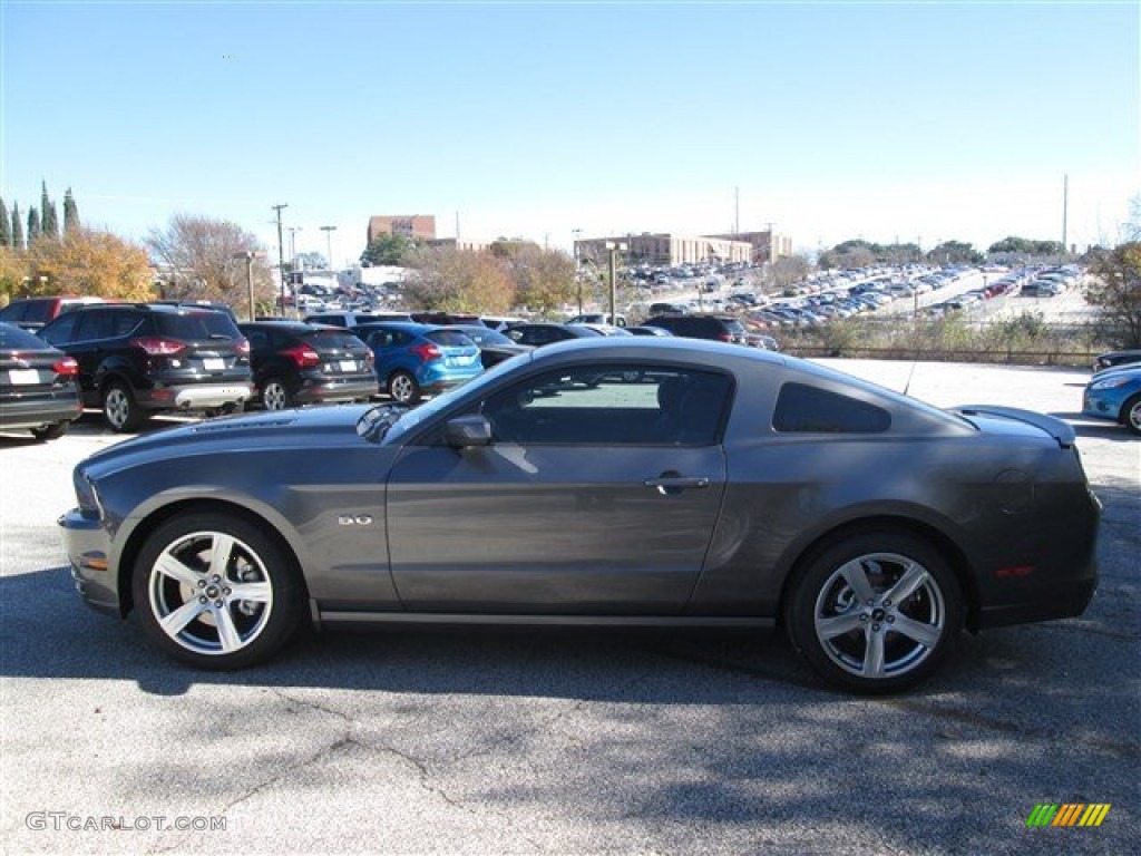 2014 Mustang GT Premium Coupe - Sterling Gray / Charcoal Black photo #2