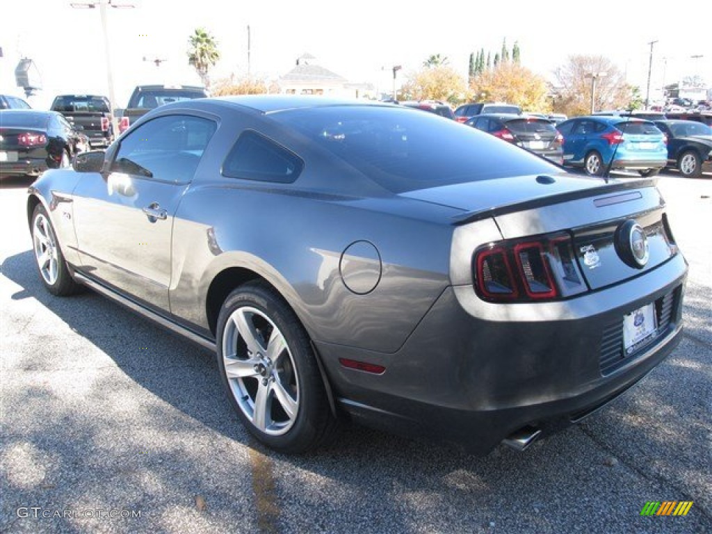 2014 Mustang GT Premium Coupe - Sterling Gray / Charcoal Black photo #3