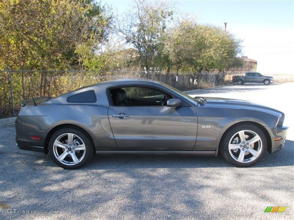 2014 Mustang GT Premium Coupe - Sterling Gray / Charcoal Black photo #6