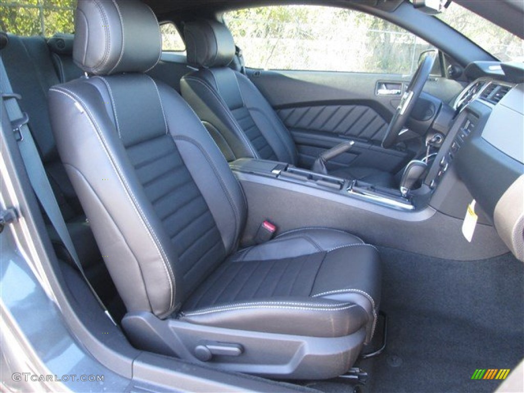 2014 Mustang GT Premium Coupe - Sterling Gray / Charcoal Black photo #9