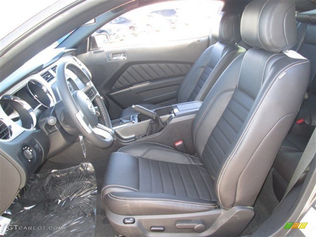 2014 Mustang GT Premium Coupe - Sterling Gray / Charcoal Black photo #20