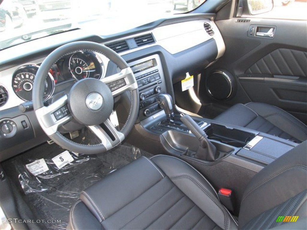 2014 Mustang GT Premium Coupe - Sterling Gray / Charcoal Black photo #21