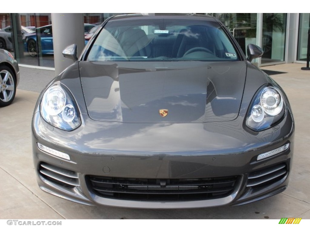 Agate Grey Metallic 2014 Porsche Panamera 4 Exterior Photo #88975630