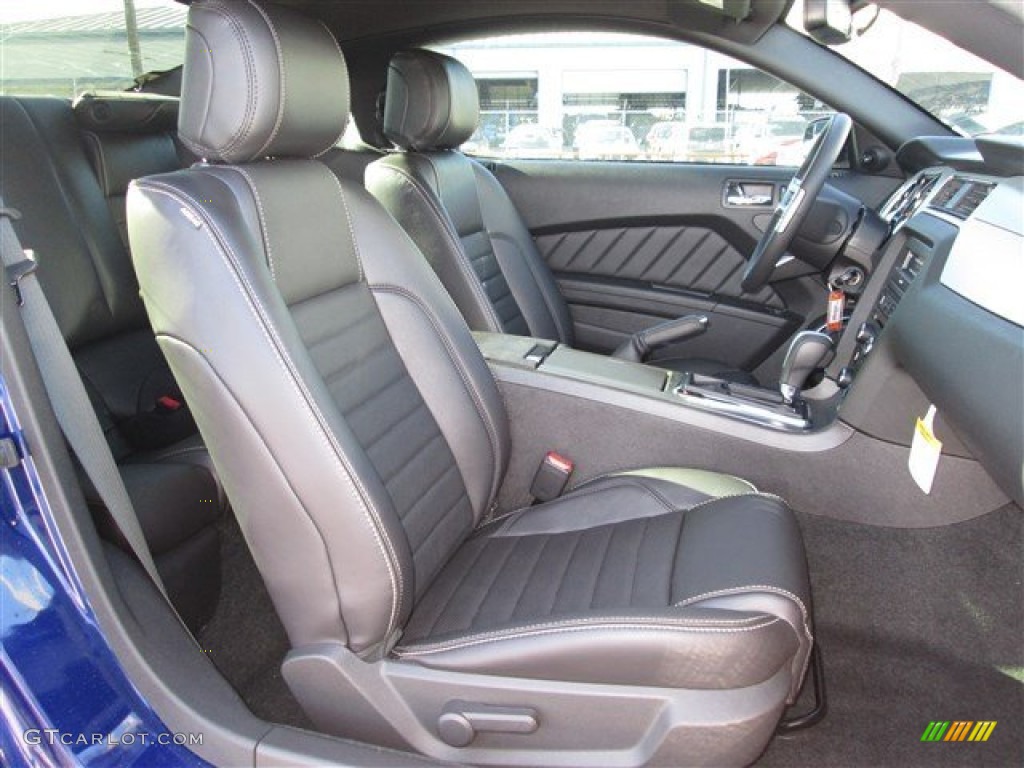2014 Mustang GT Premium Coupe - Deep Impact Blue / Charcoal Black photo #9