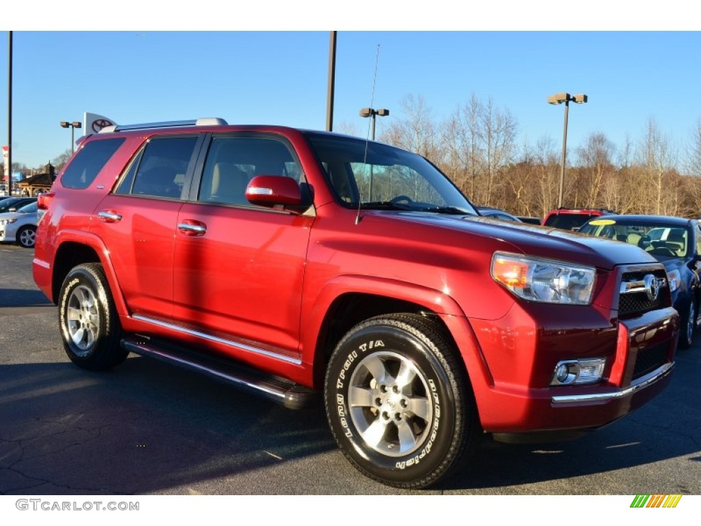 2011 4Runner SR5 - Salsa Red Pearl / Sand Beige photo #1