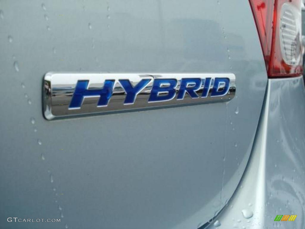 2007 Civic Hybrid Sedan - Opal Silver Blue Metallic / Ivory photo #27