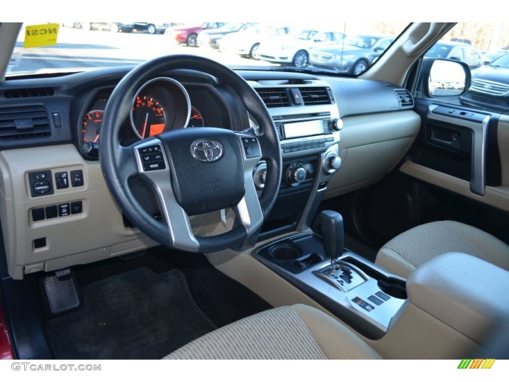2011 4Runner SR5 - Salsa Red Pearl / Sand Beige photo #10