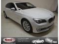 Alpine White 2013 BMW 7 Series 740i Sedan