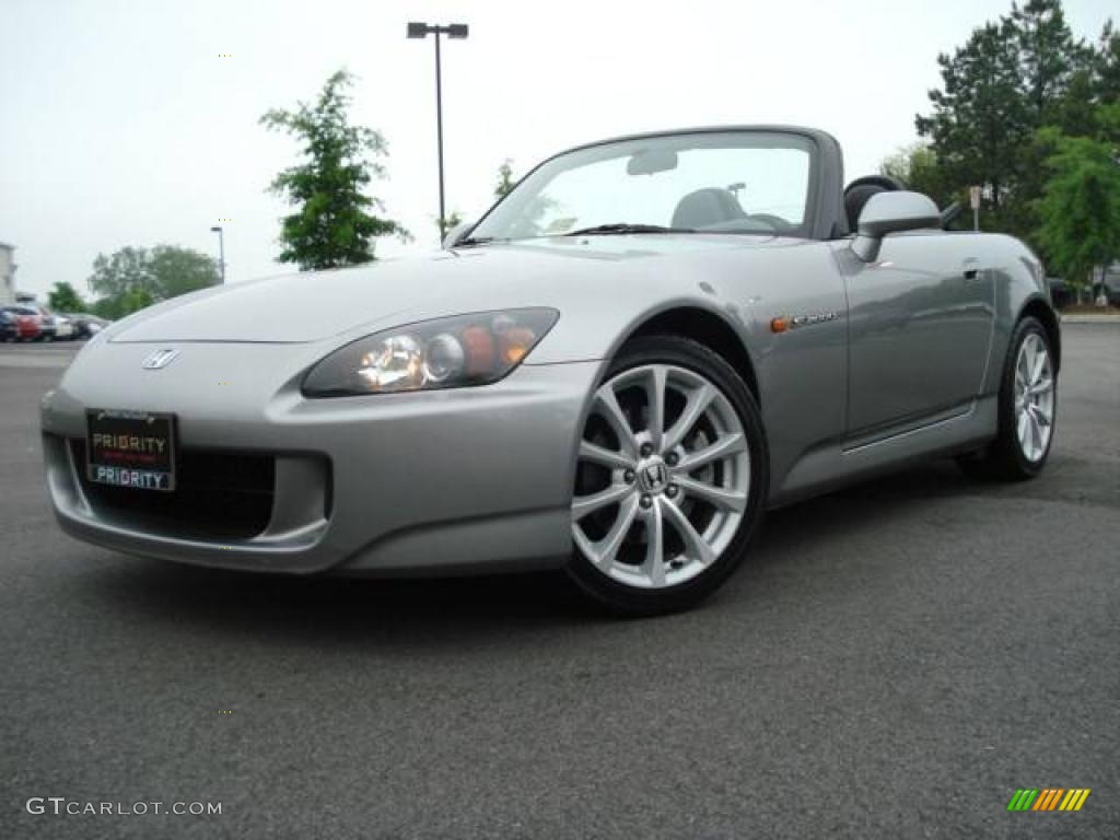 2007 S2000 Roadster - Silverstone Metallic / Black/Red photo #1