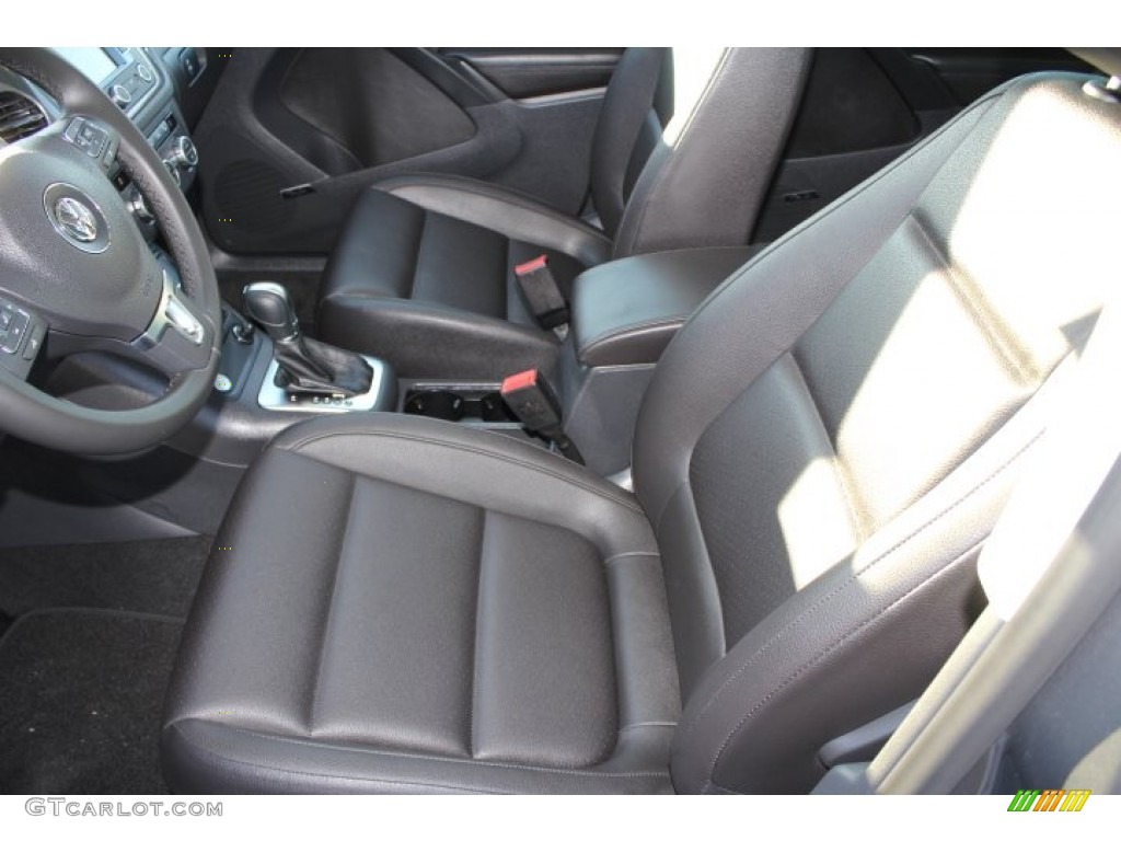 Black Interior 2014 Volkswagen Tiguan SEL Photo #88978447