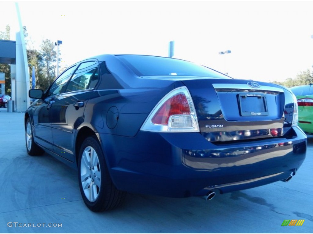 2006 Fusion SEL V6 - Dark Blue Pearl Metallic / Charcoal Black photo #2