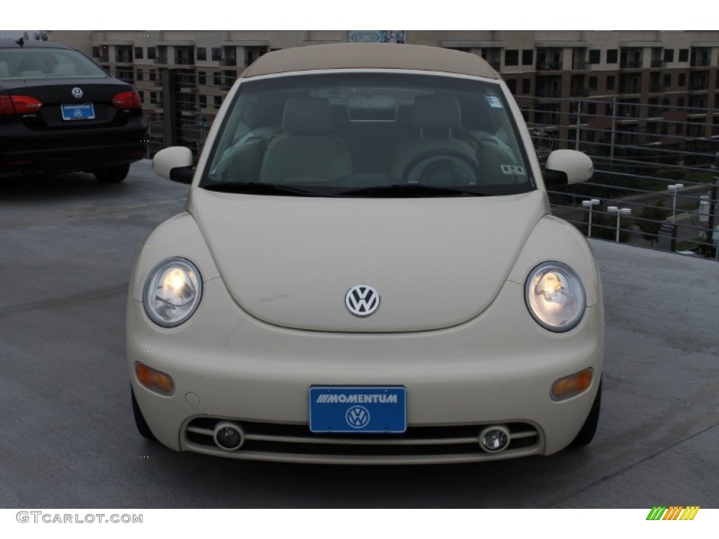 2004 New Beetle GLS 1.8T Convertible - Campanella White / Cream Beige photo #4