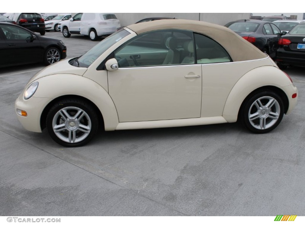 2004 New Beetle GLS 1.8T Convertible - Campanella White / Cream Beige photo #7