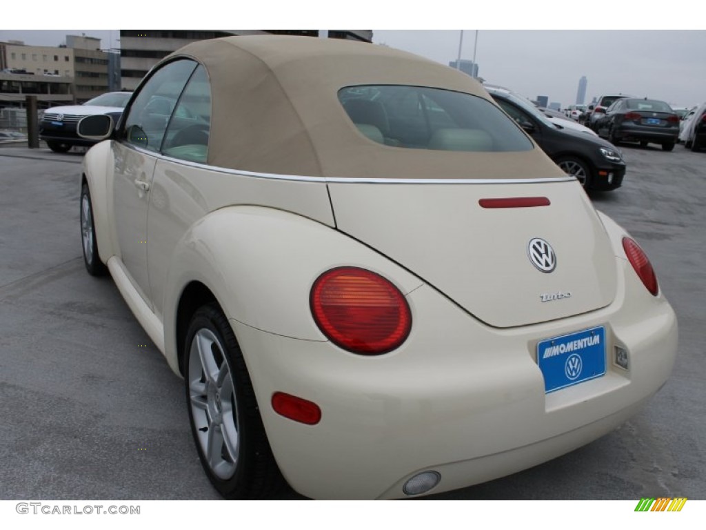 2004 New Beetle GLS 1.8T Convertible - Campanella White / Cream Beige photo #9