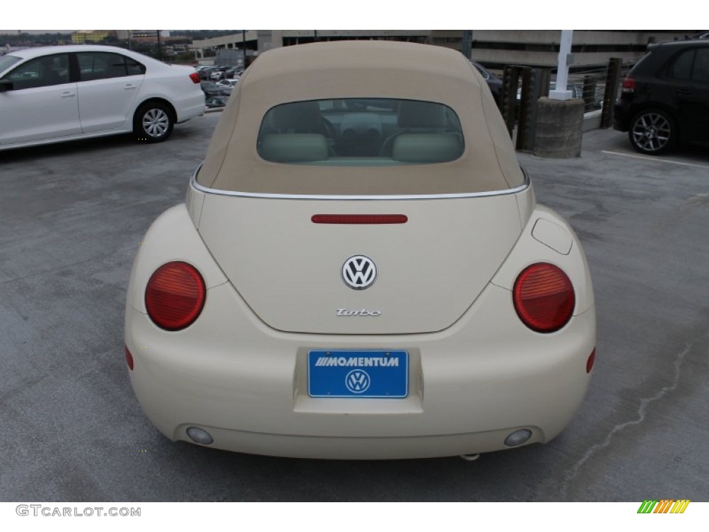 2004 New Beetle GLS 1.8T Convertible - Campanella White / Cream Beige photo #10