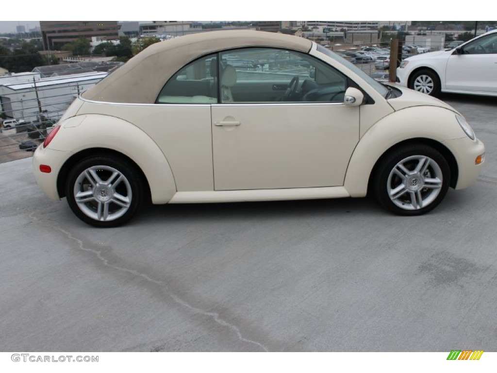 2004 New Beetle GLS 1.8T Convertible - Campanella White / Cream Beige photo #13